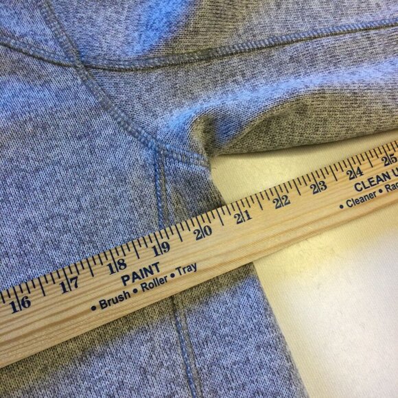 Eddie Bauer 1/4 Zip Fleece Pullover Mens Medium Gray Comfy - Picture 7 of 10